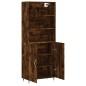 vidaXL Highboard Räuchereiche 69,5x34x180 cm Holzwerkstoff vidaXL Highboard Räuchereiche 69,5x34x180 cm Holzwerkstoff