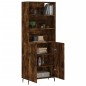 vidaXL Highboard Räuchereiche 69,5x34x180 cm Holzwerkstoff vidaXL Highboard Räuchereiche 69,5x34x180 cm Holzwerkstoff
