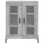 vidaXL Highboard Grau Sonoma 69,5x34x180 cm Holzwerkstoff vidaXL Highboard Grau Sonoma 69,5x34x180 cm Holzwerkstoff