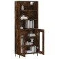 vidaXL Highboard Räuchereiche 69,5x34x180 cm Holzwerkstoff vidaXL Highboard Räuchereiche 69,5x34x180 cm Holzwerkstoff