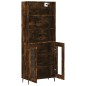 vidaXL Highboard Räuchereiche 69,5x34x180 cm Holzwerkstoff vidaXL Highboard Räuchereiche 69,5x34x180 cm Holzwerkstoff