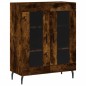 vidaXL Highboard Räuchereiche 69,5x34x180 cm Holzwerkstoff vidaXL Highboard Räuchereiche 69,5x34x180 cm Holzwerkstoff