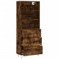 vidaXL Highboard Räuchereiche 69,5x34x180 cm Holzwerkstoff vidaXL Highboard Räuchereiche 69,5x34x180 cm Holzwerkstoff
