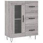 vidaXL Highboard Grau Sonoma 69,5x34x180 cm Holzwerkstoff vidaXL Highboard Grau Sonoma 69,5x34x180 cm Holzwerkstoff