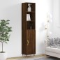 vidaXL Highboard Braun Eichen-Optik 34,5x34x180 cm Holzwerkstoff vidaXL Highboard Braun Eichen-Optik 34,5x34x180 cm Holzwerkstoff