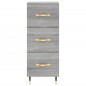 vidaXL Highboard Grau Sonoma 34,5x34x180 cm Holzwerkstoff vidaXL Highboard Grau Sonoma 34,5x34x180 cm Holzwerkstoff