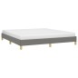 vidaXL Bettgestell ohne Matratze Dunkelgrau 180x200 cm Stoff vidaXL Bettgestell ohne Matratze Dunkelgrau 180x200 cm Stoff