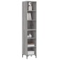 vidaXL Highboard Grau Sonoma 34,5x32,5x180 cm Holzwerkstoff vidaXL Highboard Grau Sonoma 34,5x32,5x180 cm Holzwerkstoff