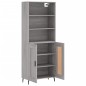vidaXL Highboard Grau Sonoma 69,5x34x180 cm Holzwerkstoff vidaXL Highboard Grau Sonoma 69,5x34x180 cm Holzwerkstoff