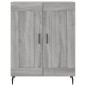 vidaXL Highboard Grau Sonoma 69,5x34x180 cm Holzwerkstoff vidaXL Highboard Grau Sonoma 69,5x34x180 cm Holzwerkstoff