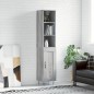 vidaXL Highboard Grau Sonoma 34,5x34x180 cm Holzwerkstoff vidaXL Highboard Grau Sonoma 34,5x34x180 cm Holzwerkstoff