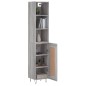 vidaXL Highboard Grau Sonoma 34,5x34x180 cm Holzwerkstoff vidaXL Highboard Grau Sonoma 34,5x34x180 cm Holzwerkstoff