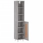 vidaXL Highboard Grau Sonoma 34,5x34x180 cm Holzwerkstoff vidaXL Highboard Grau Sonoma 34,5x34x180 cm Holzwerkstoff