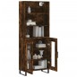 vidaXL Highboard Räuchereiche 69,5x34x180 cm Holzwerkstoff vidaXL Highboard Räuchereiche 69,5x34x180 cm Holzwerkstoff