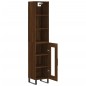 vidaXL Highboard Braun Eichen-Optik 34,5x34x180 cm Holzwerkstoff vidaXL Highboard Braun Eichen-Optik 34,5x34x180 cm Holzwerkstoff