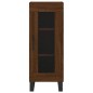 vidaXL Highboard Braun Eichen-Optik 34,5x34x180 cm Holzwerkstoff vidaXL Highboard Braun Eichen-Optik 34,5x34x180 cm Holzwerkstoff