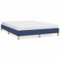Bettgestell Blau 160x200 cm Stoff Bettgestell Blau 160x200 cm Stoff