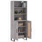 vidaXL Highboard Grau Sonoma 69,5x34x180 cm Holzwerkstoff vidaXL Highboard Grau Sonoma 69,5x34x180 cm Holzwerkstoff