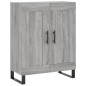 vidaXL Highboard Grau Sonoma 69,5x34x180 cm Holzwerkstoff vidaXL Highboard Grau Sonoma 69,5x34x180 cm Holzwerkstoff