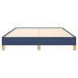Bettgestell Blau 160x200 cm Stoff Bettgestell Blau 160x200 cm Stoff