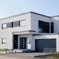 vidaXL Haustür Anthrazit 100x210 cm Aluminium und PVC vidaXL Haustür Anthrazit 100x210 cm Aluminium und PVC