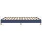 Bettgestell Blau 160x200 cm Stoff Bettgestell Blau 160x200 cm Stoff