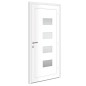 vidaXL Haustür Anthrazit 100x210 cm Aluminium und PVC vidaXL Haustür Anthrazit 100x210 cm Aluminium und PVC