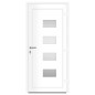 vidaXL Haustür Anthrazit 100x210 cm Aluminium und PVC vidaXL Haustür Anthrazit 100x210 cm Aluminium und PVC