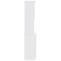 vidaXL Highboard ALTA Weiß 77x35x165 cm Massivholz Kiefer vidaXL Highboard ALTA Weiß 77x35x165 cm Massivholz Kiefer