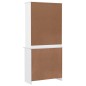 vidaXL Highboard ALTA Weiß 77x35x165 cm Massivholz Kiefer vidaXL Highboard ALTA Weiß 77x35x165 cm Massivholz Kiefer