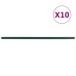vidaXL Zaunpfosten 10 Stk. Grün 240 cm Stahl vidaXL Zaunpfosten 10 Stk. Grün 240 cm Stahl