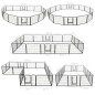 vidaXL Hunde-Laufstall 16 Paneele Stahl 60x80 cm Schwarz vidaXL Hunde-Laufstall 16 Paneele Stahl 60x80 cm Schwarz