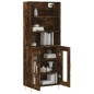vidaXL Highboard Räuchereiche 69,5x34x180 cm Holzwerkstoff vidaXL Highboard Räuchereiche 69,5x34x180 cm Holzwerkstoff