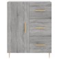 vidaXL Highboard Grau Sonoma 69,5x34x180 cm Holzwerkstoff vidaXL Highboard Grau Sonoma 69,5x34x180 cm Holzwerkstoff