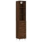vidaXL Highboard Braun Eichen-Optik 34,5x34x180 cm Holzwerkstoff vidaXL Highboard Braun Eichen-Optik 34,5x34x180 cm Holzwerkstoff