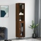 vidaXL Highboard Braun Eichen-Optik 34,5x34x180 cm Holzwerkstoff vidaXL Highboard Braun Eichen-Optik 34,5x34x180 cm Holzwerkstoff