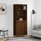 vidaXL Highboard Braun Eichen-Optik 69,5x34x180 cm Holzwerkstoff vidaXL Highboard Braun Eichen-Optik 69,5x34x180 cm Holzwerkstoff