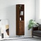 vidaXL Highboard Braun Eichen-Optik 34,5x34x180 cm Holzwerkstoff vidaXL Highboard Braun Eichen-Optik 34,5x34x180 cm Holzwerkstoff
