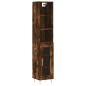 vidaXL Highboard Räuchereiche 34,5x34x180 cm Holzwerkstoff vidaXL Highboard Räuchereiche 34,5x34x180 cm Holzwerkstoff