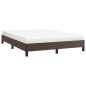 Bettgestell Braun 140x200 cm Kunstleder Bettgestell Braun 140x200 cm Kunstleder