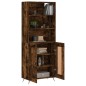 vidaXL Highboard Räuchereiche 69,5x34x180 cm Holzwerkstoff vidaXL Highboard Räuchereiche 69,5x34x180 cm Holzwerkstoff