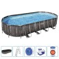 Bestway Swimmingpool Set Oval 7,32x3,66x1,22 m Bestway Swimmingpool Set Oval 7,32x3,66x1,22 m