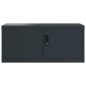 vidaXL Aktenschrank Anthrazit 90x40x110 cm Stahl
