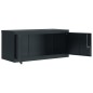 vidaXL Aktenschrank Anthrazit 90x40x110 cm Stahl