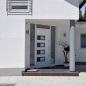 vidaXL Haustür Weiß 100x200 cm Aluminium und PVC vidaXL Haustür Weiß 100x200 cm Aluminium und PVC