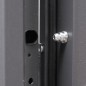 vidaXL Haustür Anthrazit 100x200 cm Aluminium vidaXL Haustür Anthrazit 100x200 cm Aluminium