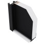 vidaXL Haustür Anthrazit 100x200 cm Aluminium vidaXL Haustür Anthrazit 100x200 cm Aluminium