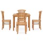 vidaXL 5-tlg. Garten-Essgruppe Massivholz Teak vidaXL 5-tlg. Garten-Essgruppe Massivholz Teak