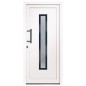 vidaXL Haustür Weiß 98x208 cm PVC vidaXL Haustür Weiß 98x208 cm PVC