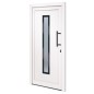 vidaXL Haustür Weiß 98x208 cm PVC vidaXL Haustür Weiß 98x208 cm PVC